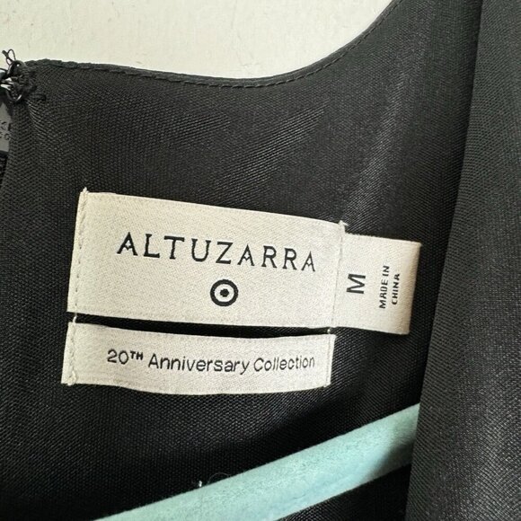 Altuzarra for Target Black Orchid Long Sleeve Satin Maxi Dress  Size Medium - Picture 4 of 6